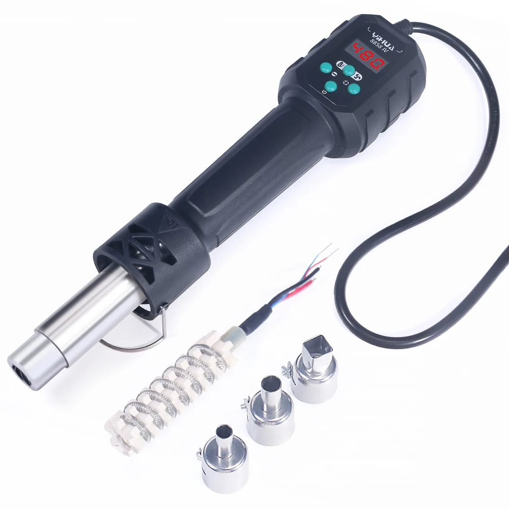 YIHUA Micro Heteluchtpistool C/F Temp Aangepast 8858IV 700W Solderen Rework Lasstation LCD Digitale Heteluchtpistool BGA IC Soldeergereedschap