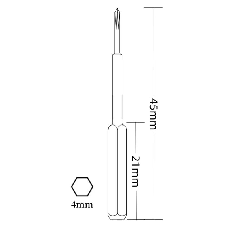 Torx T1 T2 T3 T4 T5 T6H T8H T9H T10H Screwdriver Bits SET 28mm and 45mm Repair tools Plum Blossoms Repairing Head