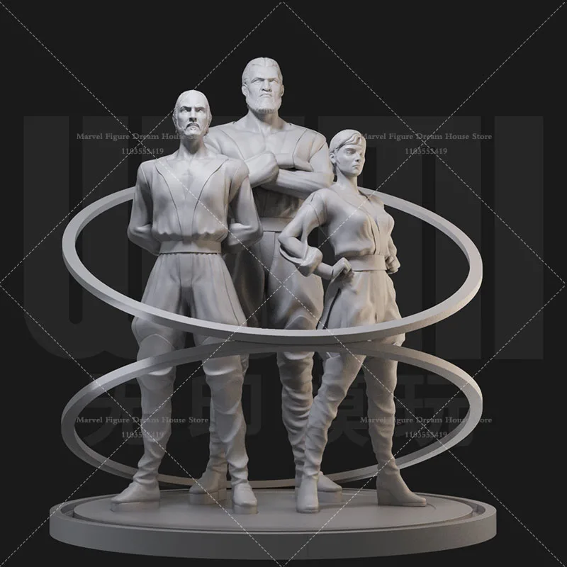 1/24 1/18 Scale DC Zod Kryptonian Trio Elsa General Mute Farmer Glorious Planet DIY Self-assembled GK 3D Resin Un-panited Doll