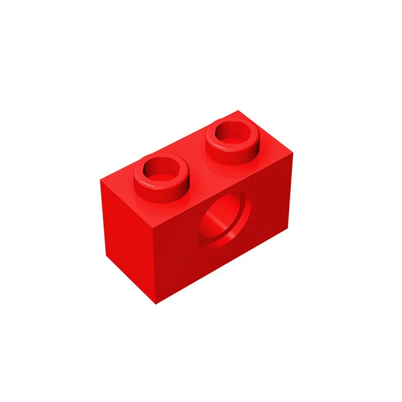 50 Stück 3700er Bausteine 1 x 2 mit Loch, Baustein-Sammlungen, modulare GBC-Spielzeuge für technische MOC-DIY-Bausteine, kompatibel – Detail 7