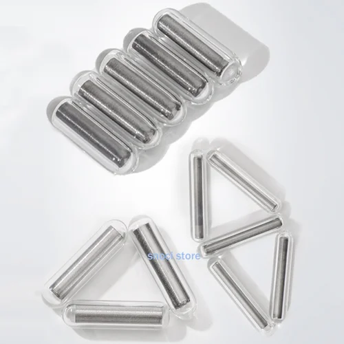 Imagen 2 del producto Agitador magnético de vidrio, barra de vidrio, mezclador agitador magnético, laboratorio en forma de cilindro, 4x10mm, 4x15mm, 8x20mm, 8x30mm, 8x40mm, 1 pieza