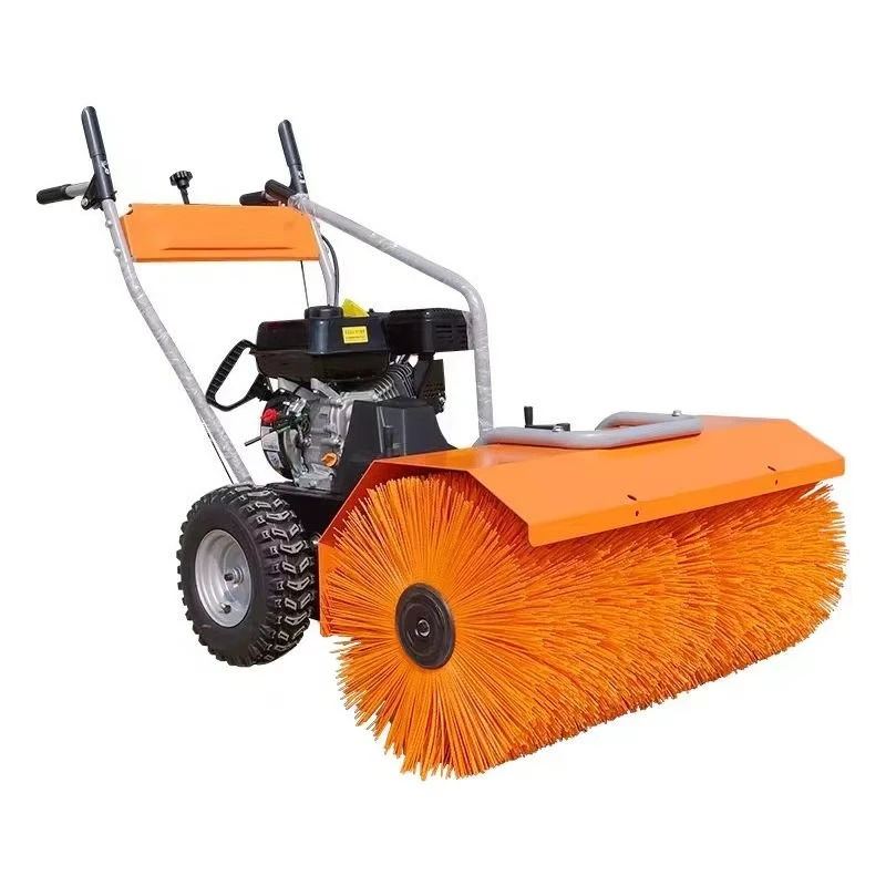 High-Efficiency Four-Wheeled Snow Melting Pusher Engine New Municipal Road Sidewalk Snowplow Bearing Core Snow Sweeper