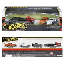 GMH39 HOT WHEELS 1:64 Trailer supra rwb 934 nissan 240z horizon hualer Collection die cast alloy car model decoration gift