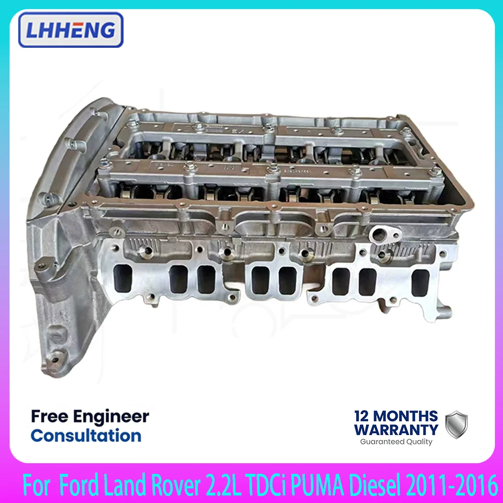 Cylinder Head Assembly For Ford Transit Custom Land Rover Defender 2.2L TDCi PUMA Diesel 2011-2016 908758 Engine Head