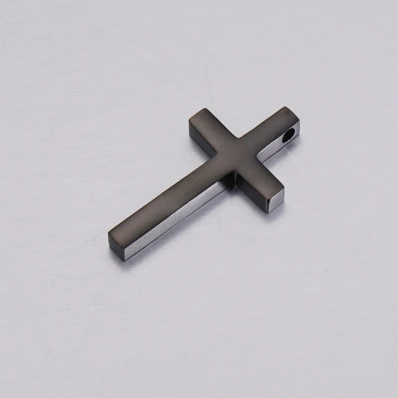 5Pcs 17x31mm Cross Mirror Polish 304 Stainless Steel Blank Stamping Charms Pendants Tags Diy Jewelry Findings Accessoires