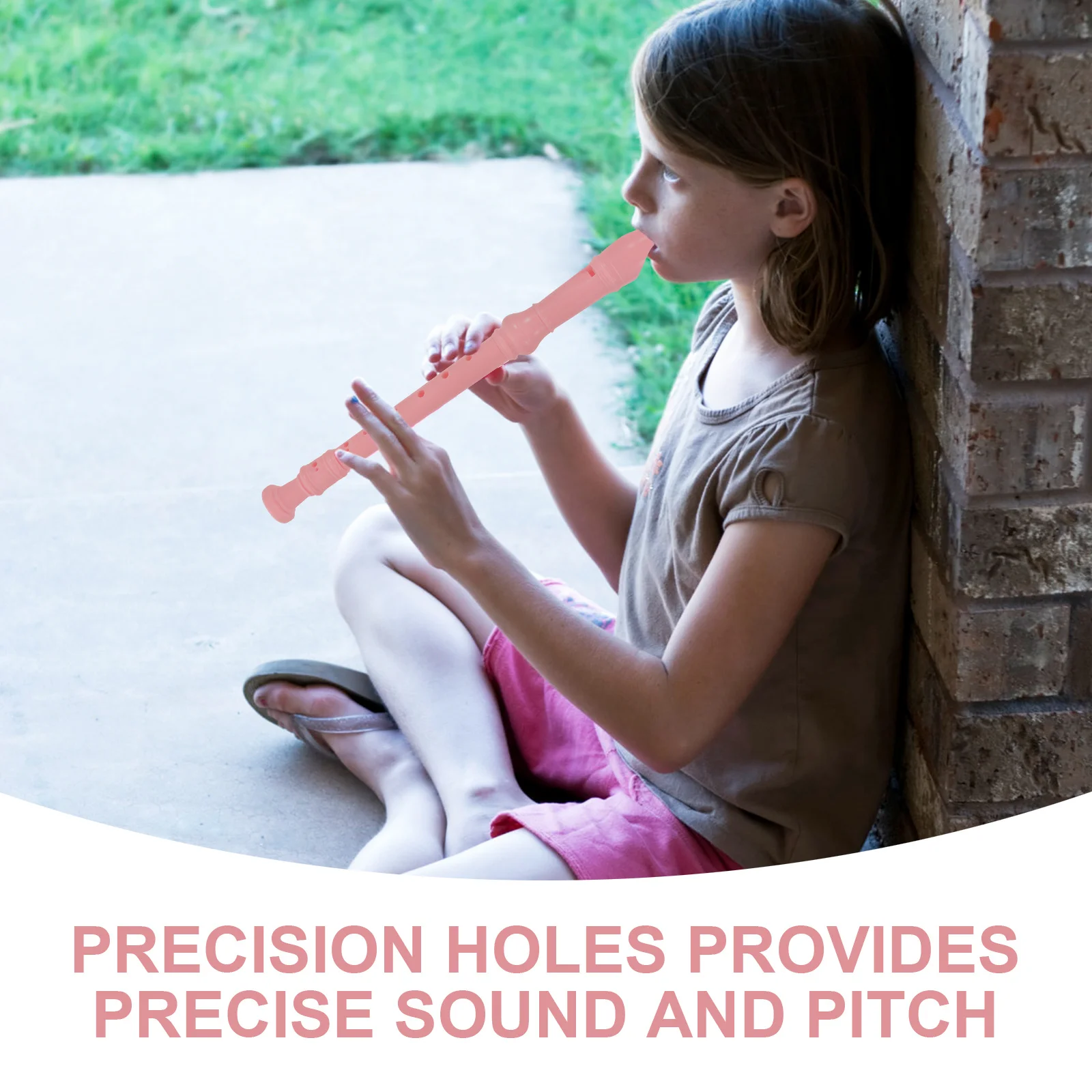 

1Set Soprano Recorder 8 Holes Beginner Flute Practice Instrument Lightweight Compact Music Gift Teens Adults 8 Holes Recorder