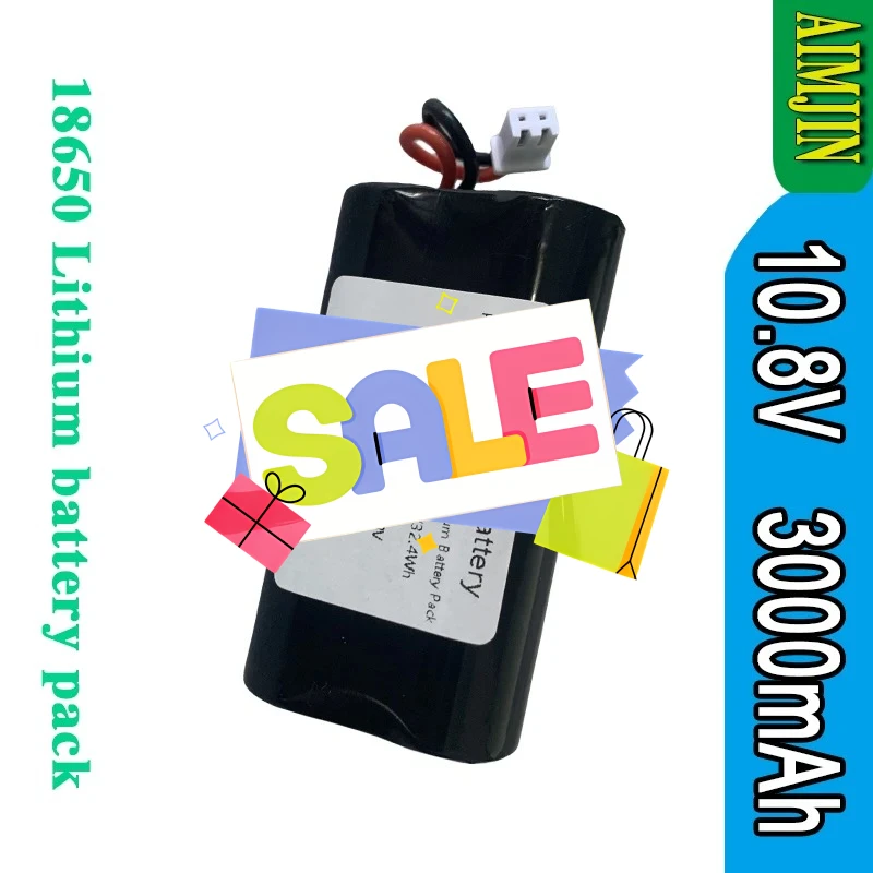 

For Speaker Flashlight Camera Searchlight Portable Kit 10.8V 3000mAh 18650 Lithium Rechargeable Battery