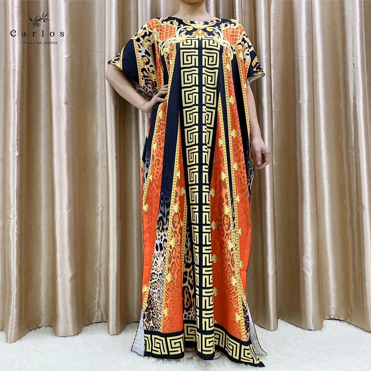 New Flower Sleeve African Dresses For Women Muslim Abaya Dubai Turkey Muslim Fashion Hijab Cotta Dress American Islam Clothing