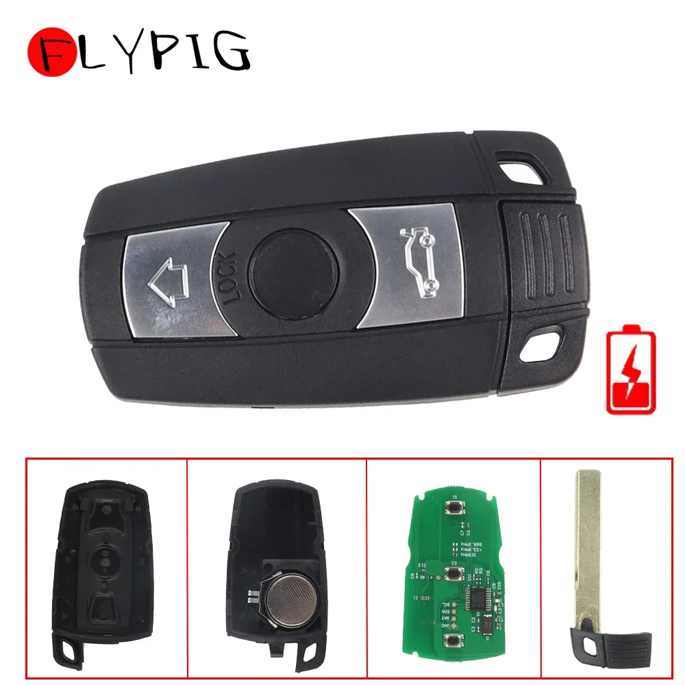 3 buttons Remote Smart key 315MHZ For BMW E90 E92 E60 E87 E70 E71  E61 1 3 5 7 Series Z4 X5 X6 PCF7953