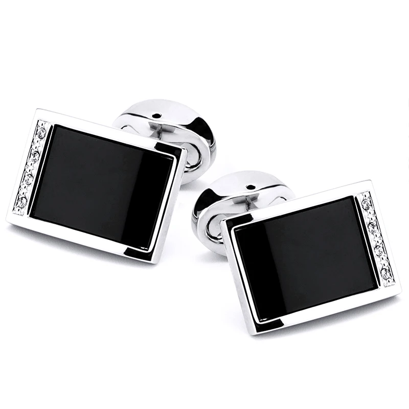 

KFLK Fashion Shirt Cufflinks for Mens Brand Cuff Buttons Cuff links Black Gemelos High Quality Abotoaduras Auests