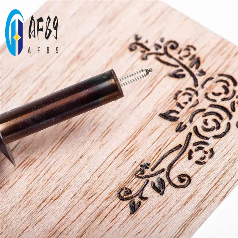 

AF89-30Pcs Wood Burning Kit,Wood Burning Tool,Nickel- Wire Pen Tip Wood Burning Tool Pen Tip Can Replace Accessories