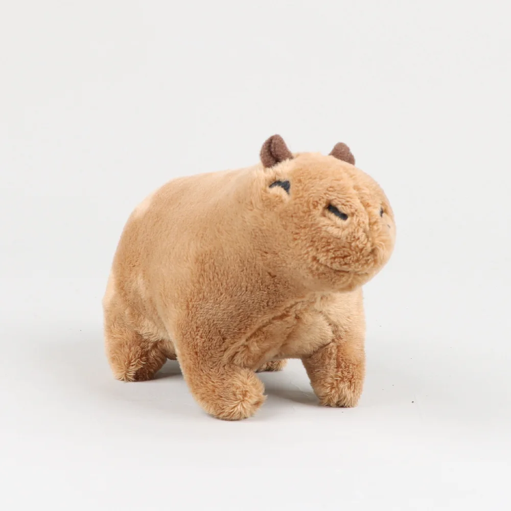 18cm Capybara Plush Simulation Capibara Anime Fluffty Toy Stuffed Animals Plush Toys Soft Doll Children Birthday Christmas Gift