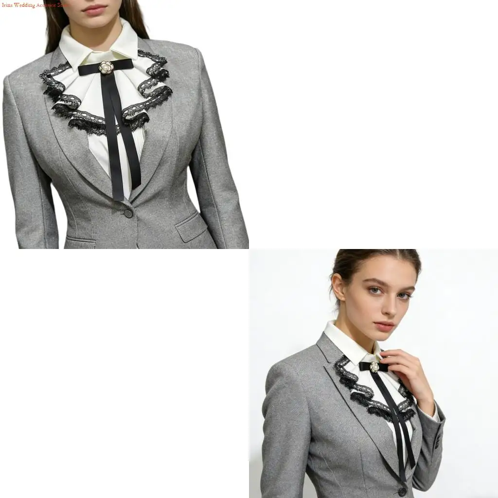 G92D Lace Detachable False Collar Lightweight Comfort Long Wear Performances