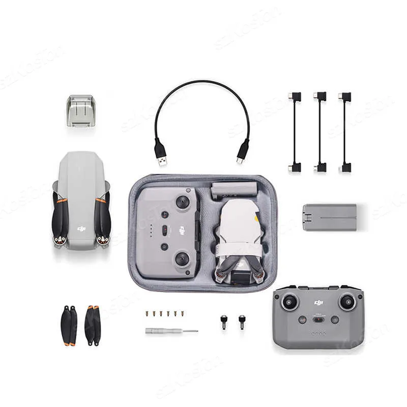حقيبة حمل للتخزين لـ DJI Mini 2/Mini 2 SE/MINI 4K بطارية توصيل خارجي صندوق التحكم عن بعد ملحقات حقيبة اليد المحمولة الواقية