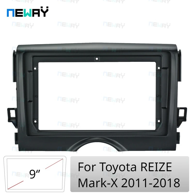 car stereo radio fascia stereo panel dvd installation audio frame android radio for Toyota REIZE Mark-X 2011-2018