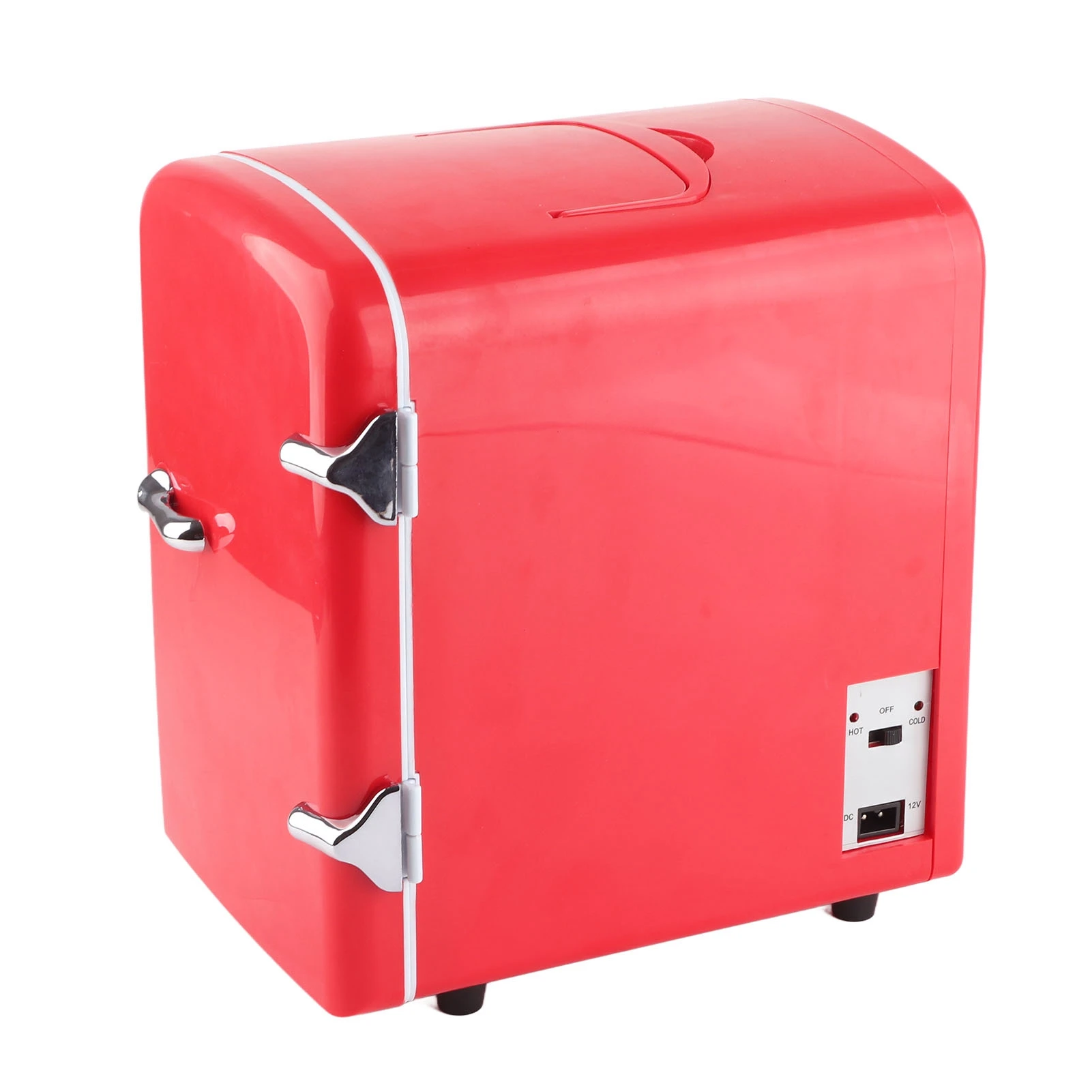 Mini Fridge 4L Portable Refrigerator Dormitory Picnic Camping Portable Cooler DC12V Car Plug for Skin Care Beverage AC100‑240V