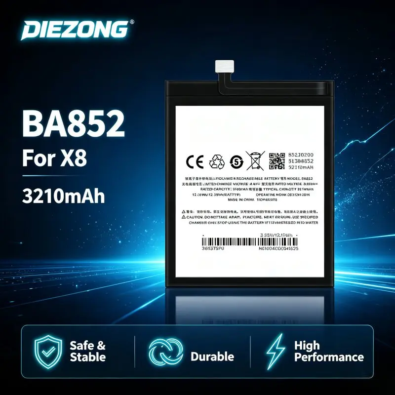 For Meizu X8mobile Phone Battery Large Capacity Electric Board 3210mAh Durable BA852 Fast Shipping High Quality Battery