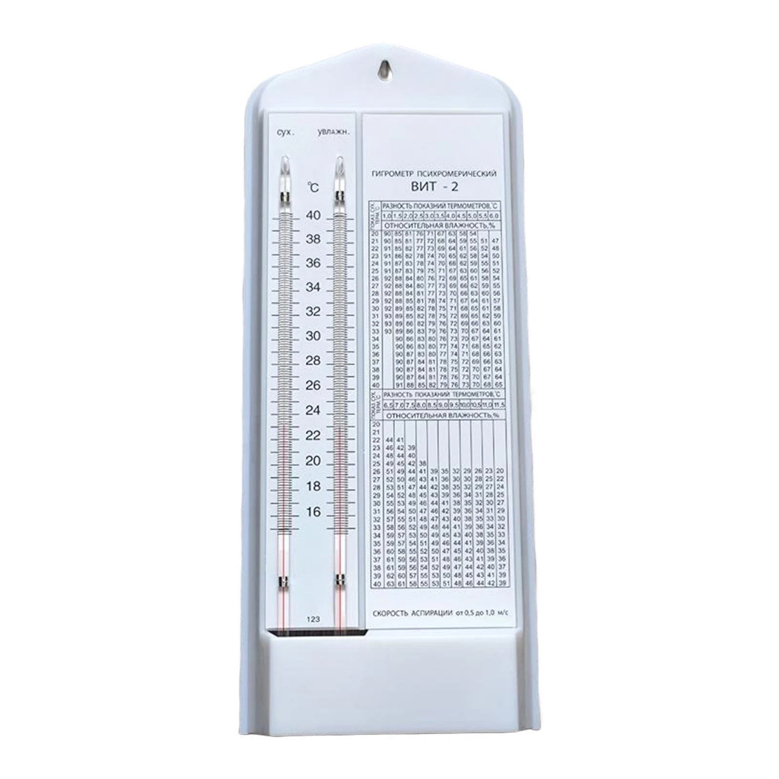 Portable BHT2 Tabular Thermometer and Hygrometer for Use in Offices Greenhouses and Homes with Reliable Readings