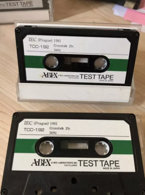 

1 Pc New ABEX test with TCC-192 Crossstalk 2tr. 1kHz test band