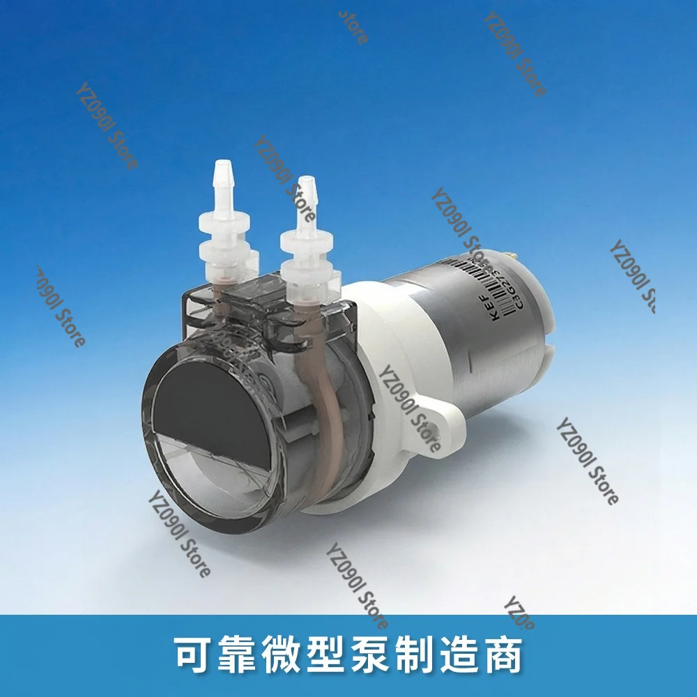 DC12V 24V Small Flow Micro Peristaltic Pump KEF Compact Design For Automated Equipment Matching