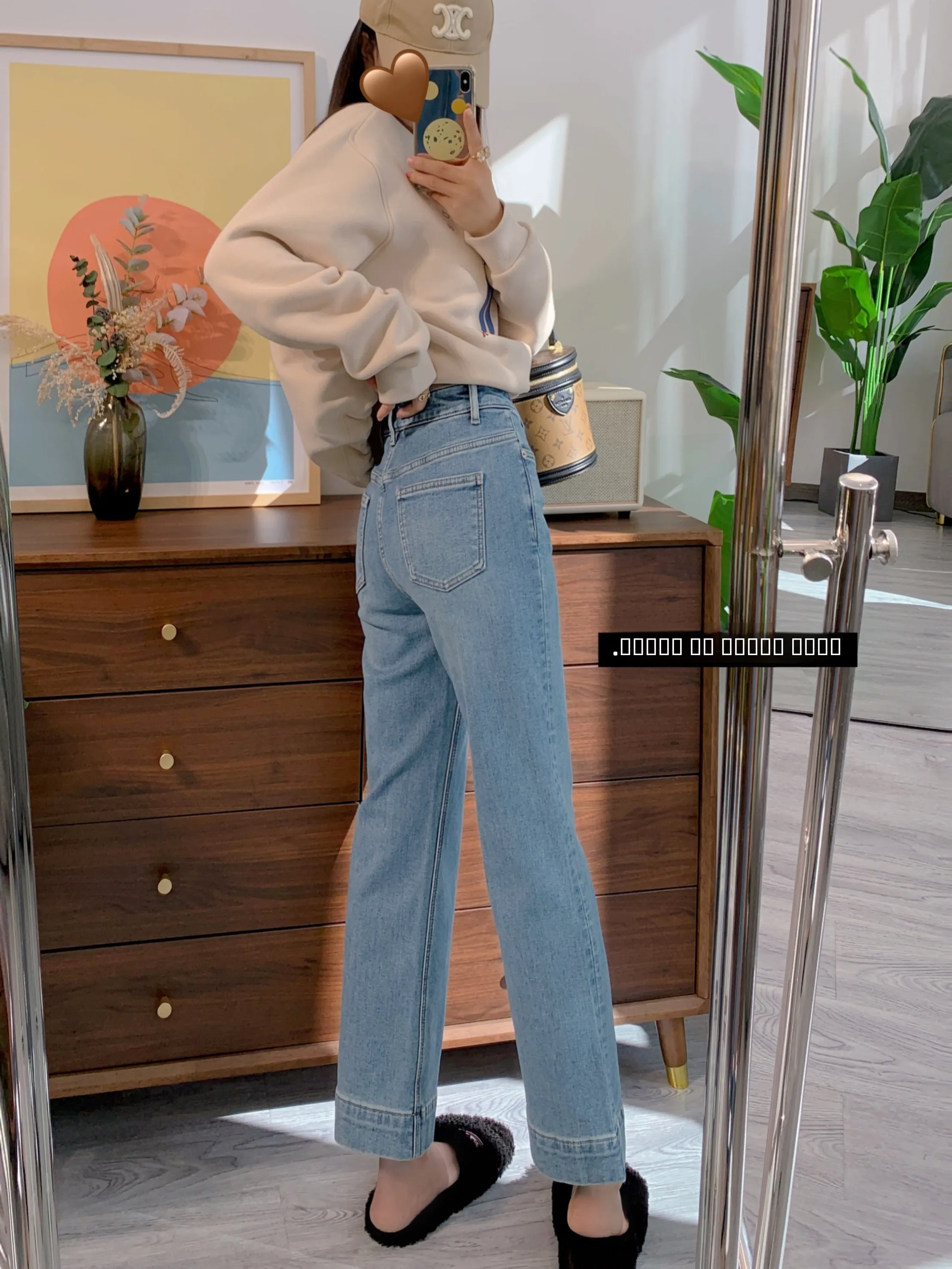 

Джинсы женские с высокой талией, на подкладке, расклешенные, зимние, из хлопкового стрейч-денима, светлые, длиной 7/8, брюки-клеш