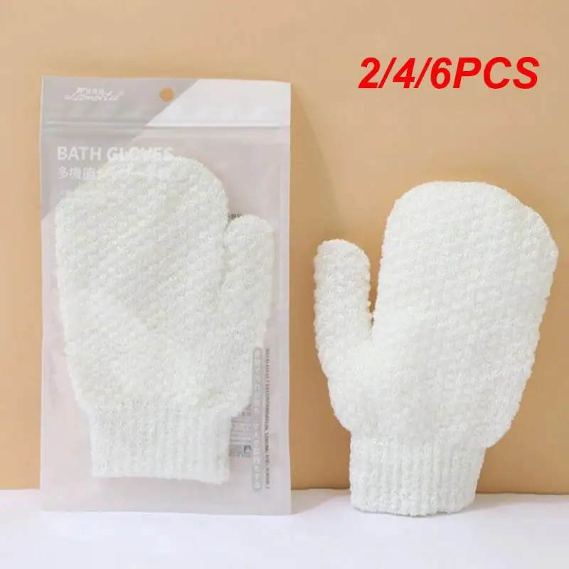 2/4/6PCS Wisp For Body Body Scrubber Not Hurt Skin Thicken Bath Peeling Glove Bath Mud Rubbing Artifact Cleaning Bath Balls