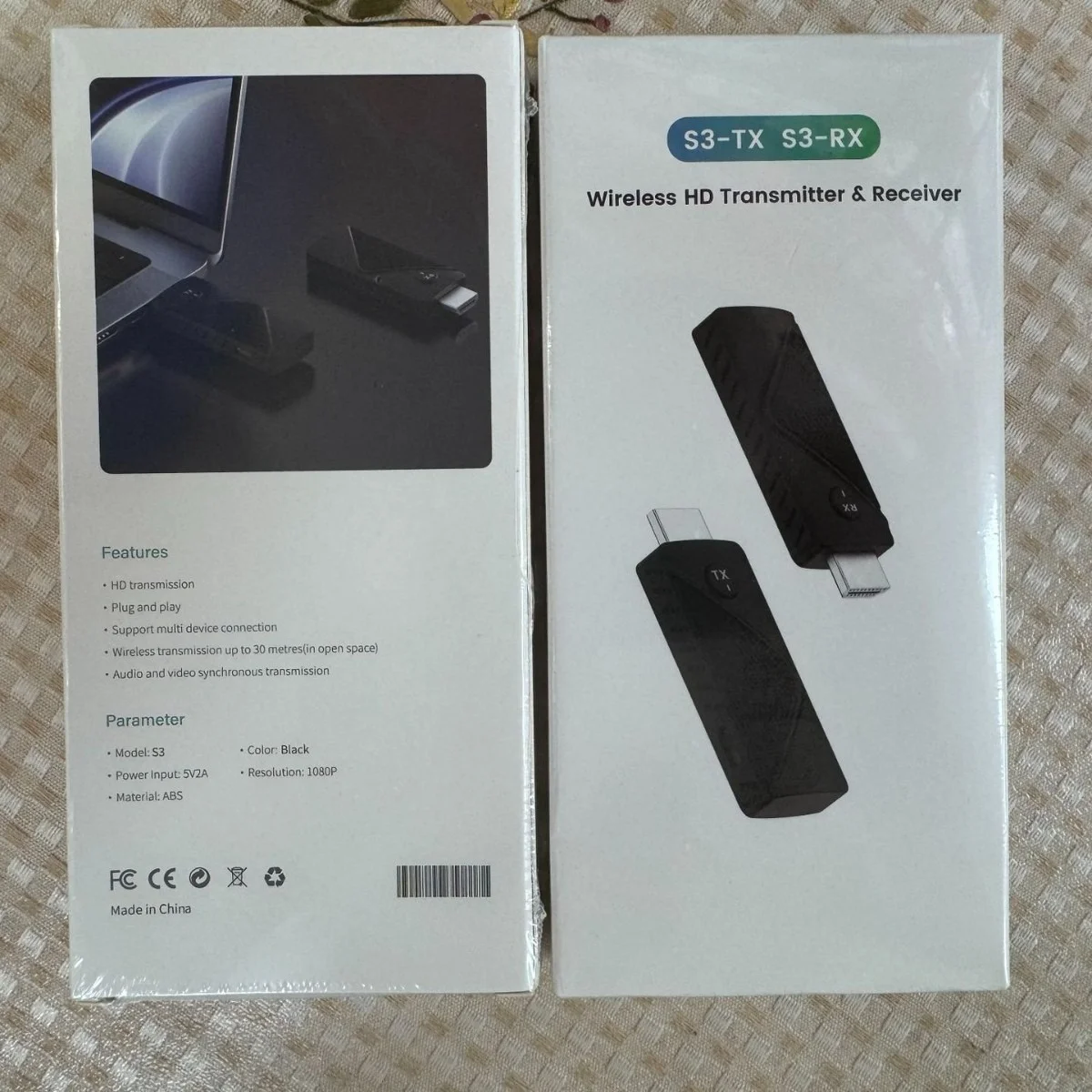 

Комплект беспроводного HDMI-передатчика и приемника 50 м, HDMI-совместимый удлинитель, адаптер, TV-стик, 1080P для мониторов, ПК, ноутбуков