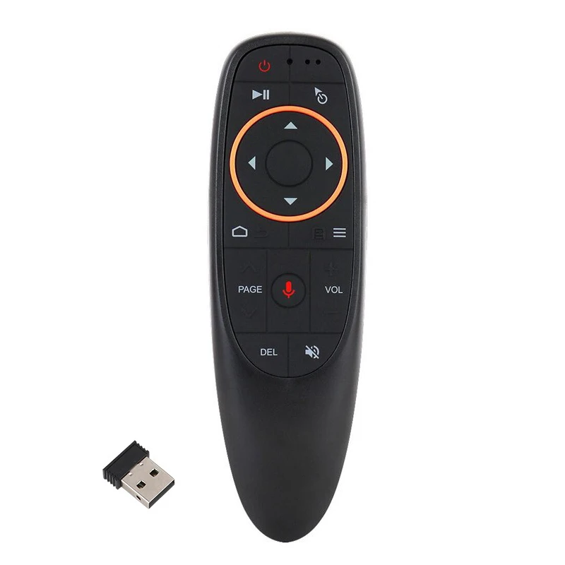 G10S Air Mouse Voice Remote Control 2.4G Wireless Gyroscope IR Learning for H96 MAX X88 PRO X96 Android TV Box HK1