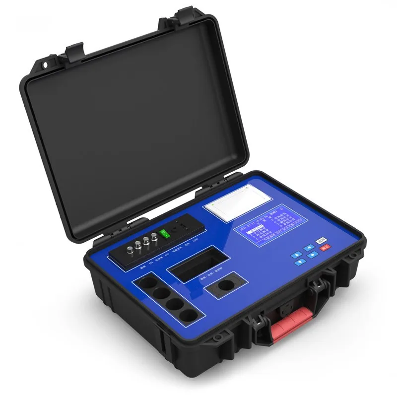 Field-ready Handheld Portable Multi Parameter Water Testing Kit with Reagents LCD Display