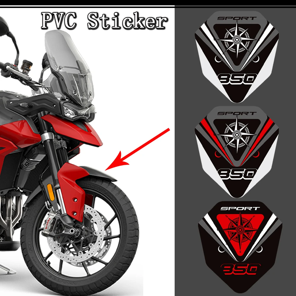 For Triumph Tiger 850 Sport 2021 2022 Tank Pad Knee Kit Gas Fuel Windscreen Windshield Stickers Decals Protector Fairing Fender