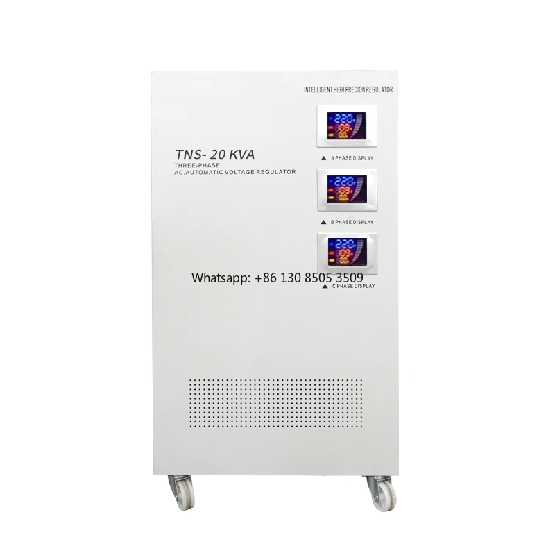 High Quality TNS 20KVA Three-Phase Voltage Protector 0-430V Adjustable Copper Voltage Regulators/Stabilizers Voltage