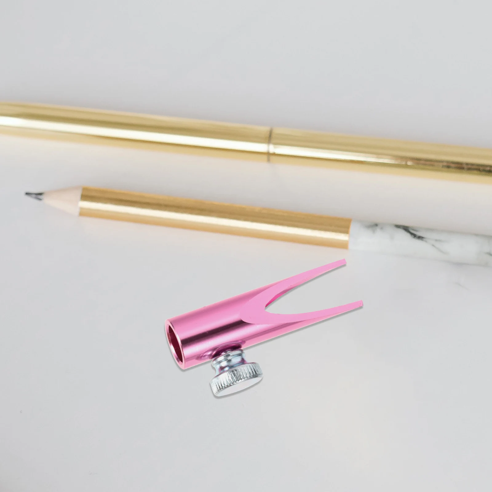 

Pencil Sharpener Effective for School Kids Metal Working Tool Eyebrow Aluminum Alloy Manual
