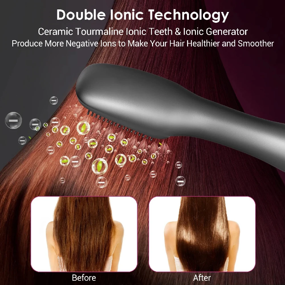 1PCS 3 in 1 Hair Dryer Brush Professional 1200W Powerful Ceramic Tourmaline 3 Heat Settings One Step Hair Dryer and Styler