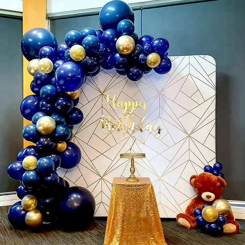 Navy Blue Balloons Garland Kit,Navy Blue Balloon Dark Blue Balloons For Birthday Baby Shower, Wedding, Bridal Shower