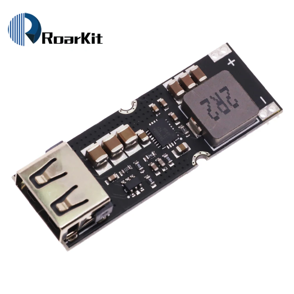 Single Cell Lithium Battery Boost Power Module Board 3.7V 4.2V Liter 5V 9V 12V USB Mobile Phone Fast Charge QC2.0 QC3.0 TPS61088