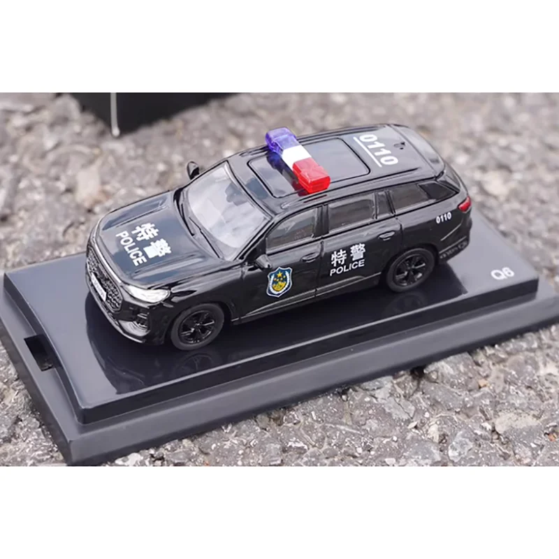 Modelo de Coche A5L Q6 de Aleación a Escala 1:64, Producto Terminado, Juguete de Simulación, Colección, Regalo, Exhibición Estática