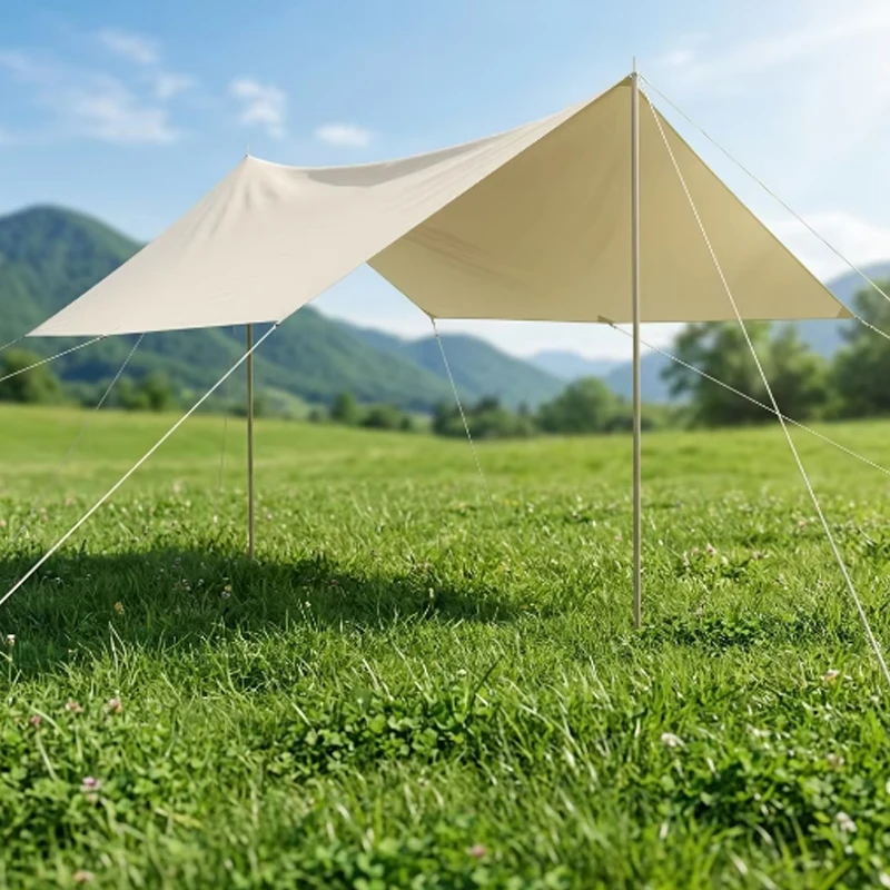 Portable Waterproof Awning 2x3m 2x4m 3x3m Camping Sunshade Tent Outdoor Tarpaulin for Tourism
