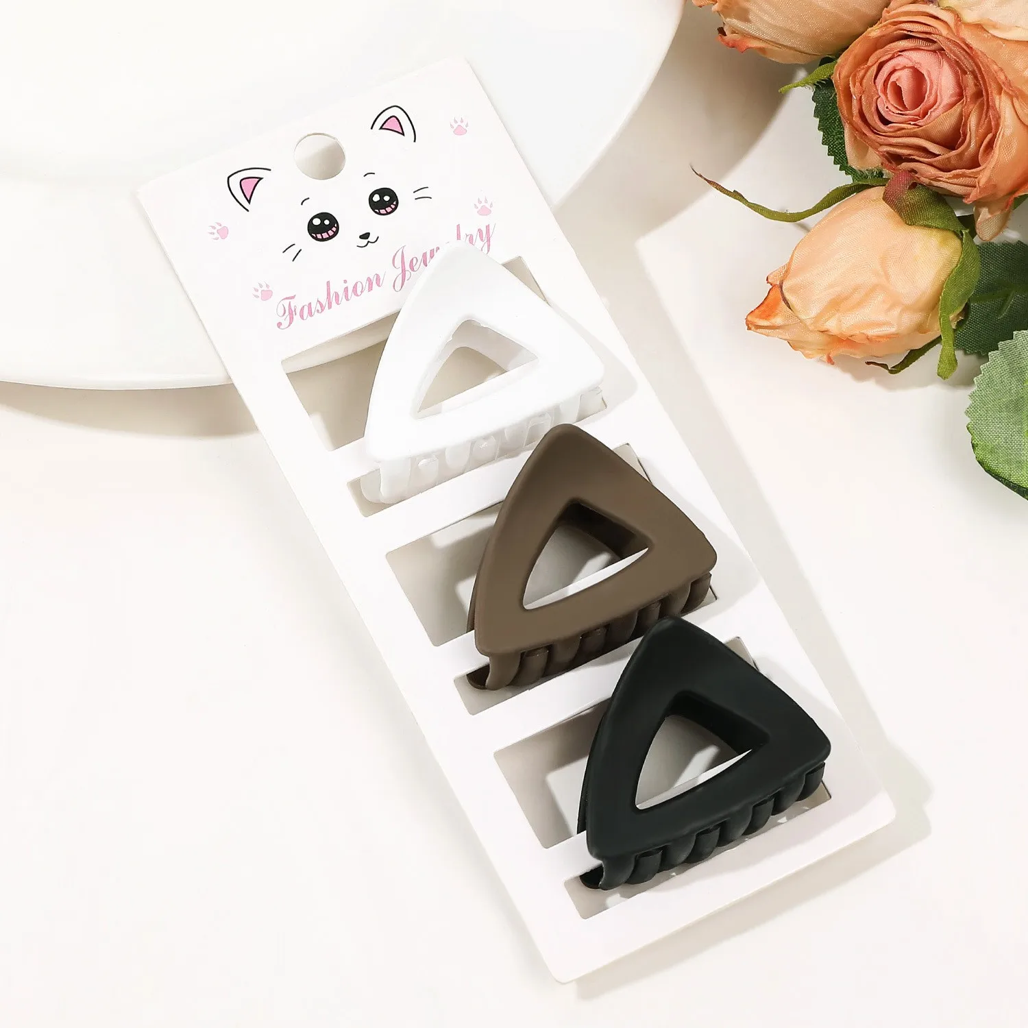 Multi-style New Fashion Simple Light Colour Hollow Geometry  Hairpin Hair Clip Barrettes for Women Girl Hair Accessorie Headwear