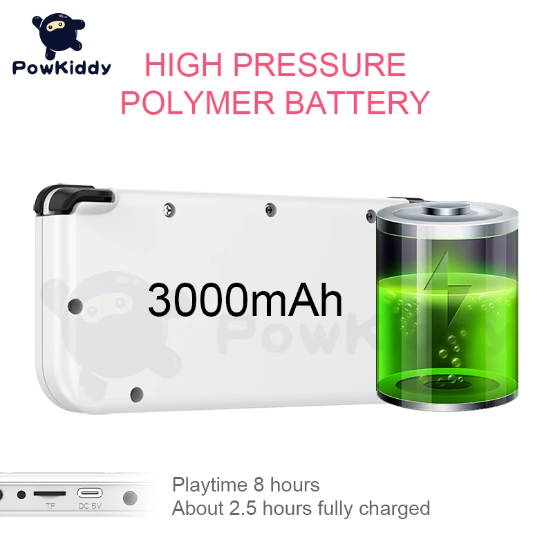 POWKIDDY-consola de juegos portátil RGB10S, pantalla IPS de 3,5 pulgadas, código abierto, botón de disparo de Joystick 3D, regalos para niños