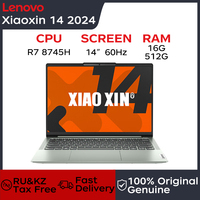 Lenovo Laptop Xiaoxin 14 2024 14” AMD Ryzen 7 8745H CPU 16GB LPDDR5 512GB/1TB/2TB SSD slim laptop Notebook Computer PC