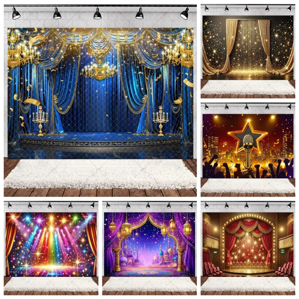 Sparkling Gold and Silver Ball Theme Banner Backdrop Cloth, Adult and Children's Birthday Party Decoration Photography Backdrop