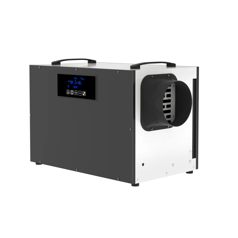 120 pint continuous drainage crawl space dehumidifier with built-in pump innovative wireless application connection