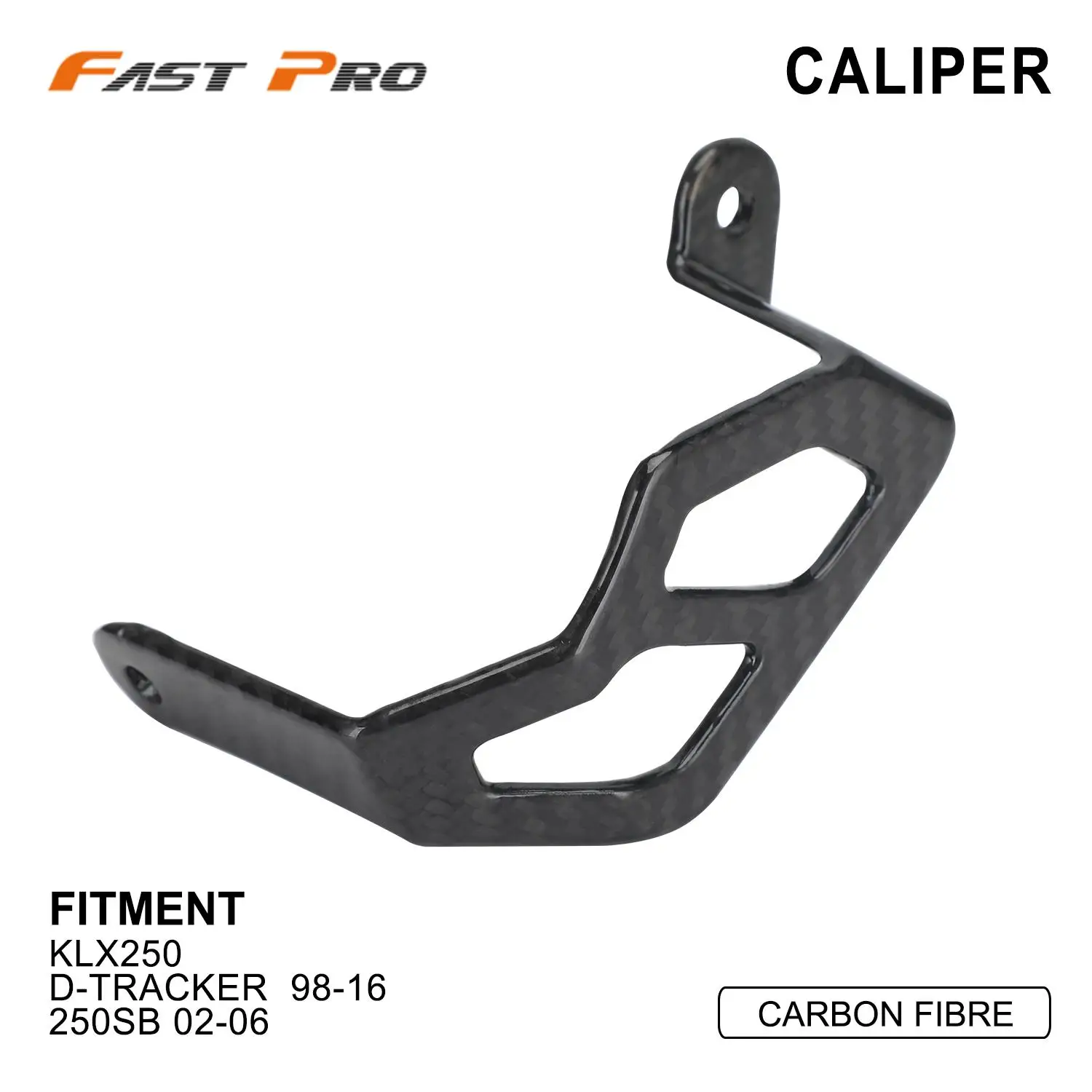 

Задний тормозной суппорт Funparts, защитная крышка, запасные части для мотоцикла из углеродного волокна для KLX250,D-TRACKER 1998-2016, SUZUKI 250SB 2002-2006