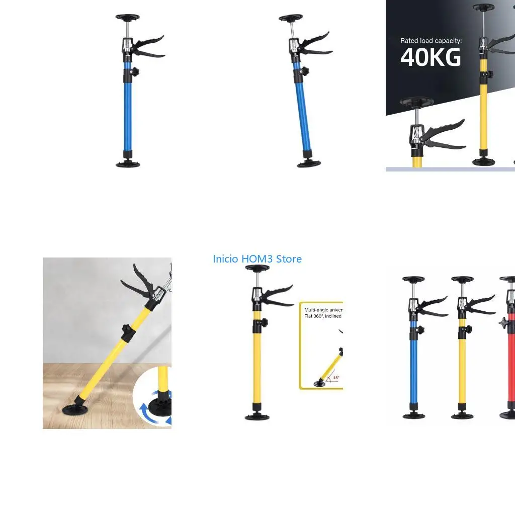 A5YD Secure Adjustable Support Rod Hanging Cabinets Kitchens Tool Releases Installation Sturdy Build Nylon Support Holders