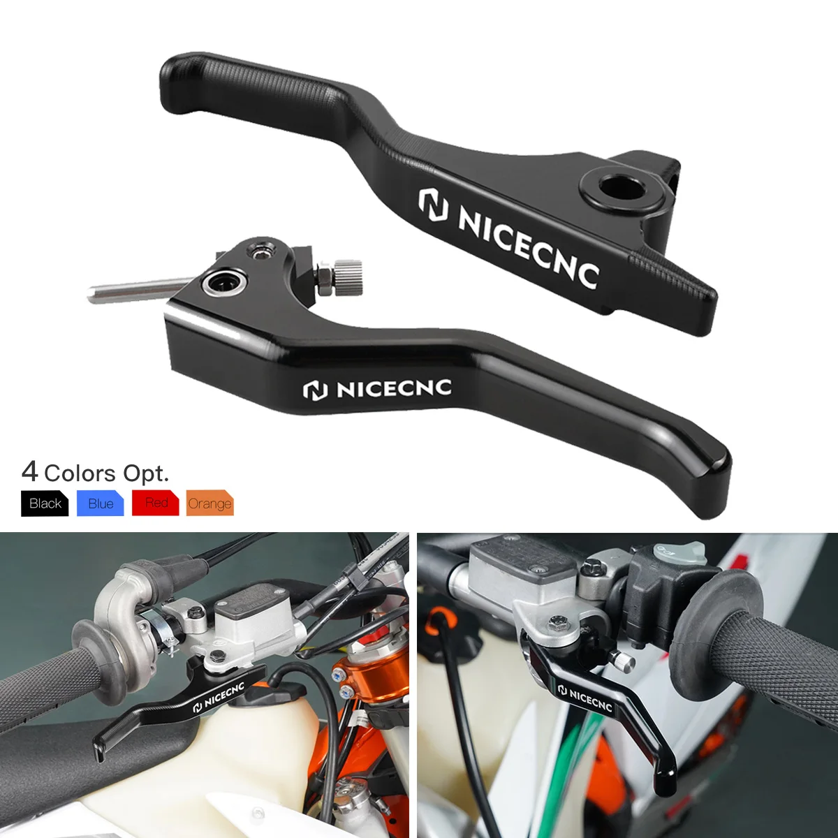 NiceCNC For GasGas MC 250F MC125 MC MCF EX EXF 125 250 300 350 450 250F 350F 450F 2021-2023 Motorcycle Short Brake Clutch Lever