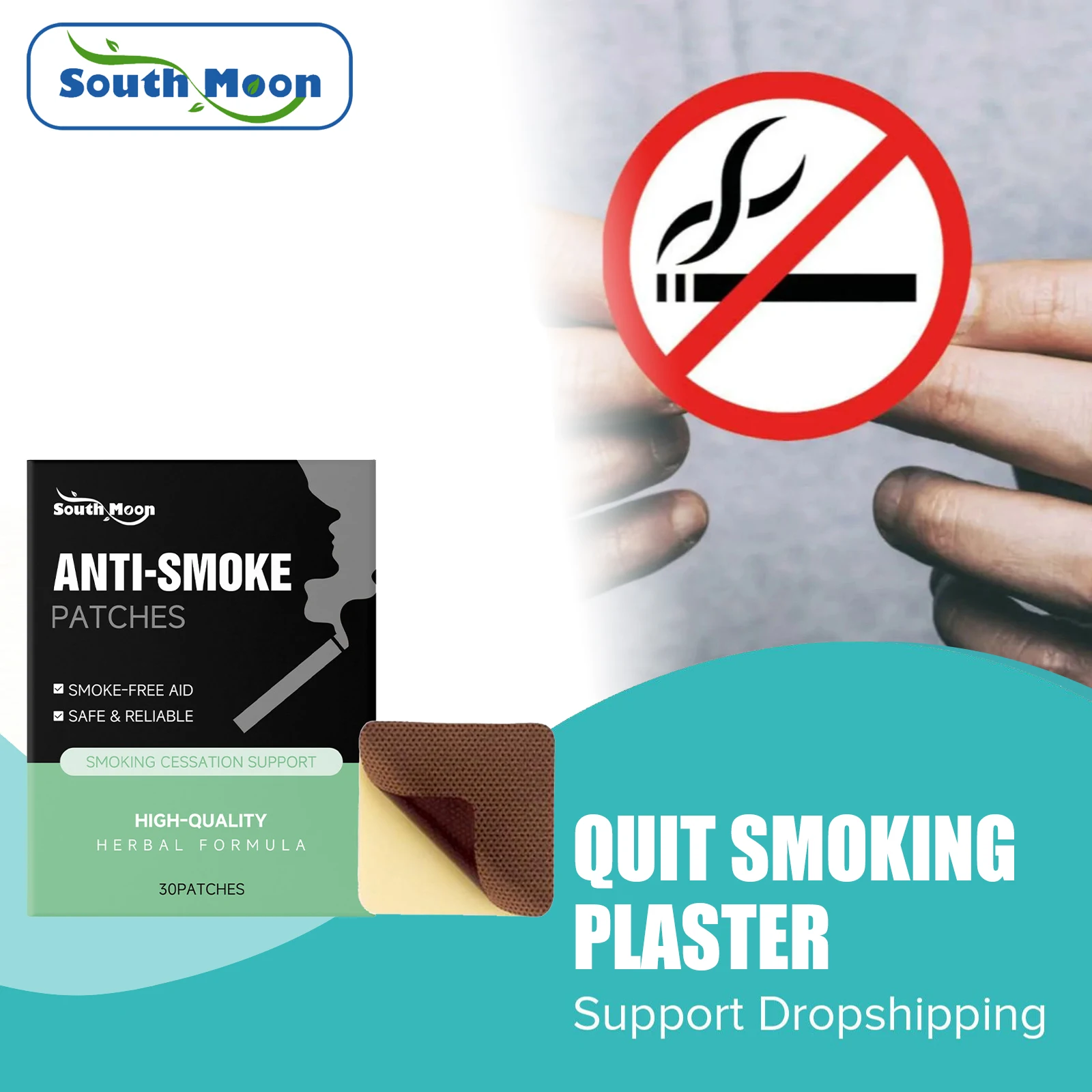 

30/60/90pcs Stop Smoking Patches Smoking Desire Control Reduce Smoker Anxiety Dispel Cigarette Addiction Quit Smoking Aid Patch