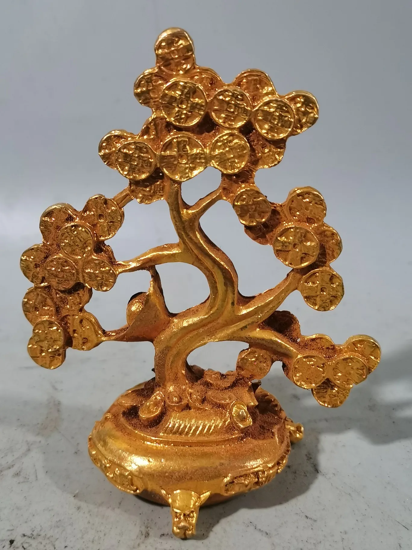 Modern Art Sculpture Bonsai Metal Money Tree Sculpture Lucky Tree Feng Shui Fortune Tree Home Decor Crafts Gifts