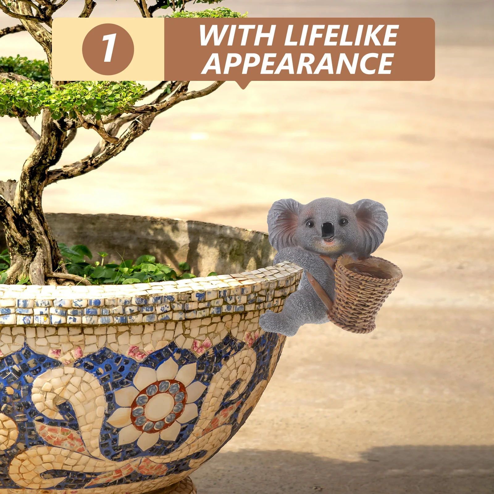 

koala decor adorable koala statue delicate koala ornament koala figure garden accessories cute koala decor