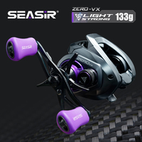 Seasir ZERO-VX 133g BFS Baitcasting Fishing Reel Ultralight 7.6:1 Gear Ratio  6+1BB Max Drag 4kg Fresh Saltwater Fishing Coil