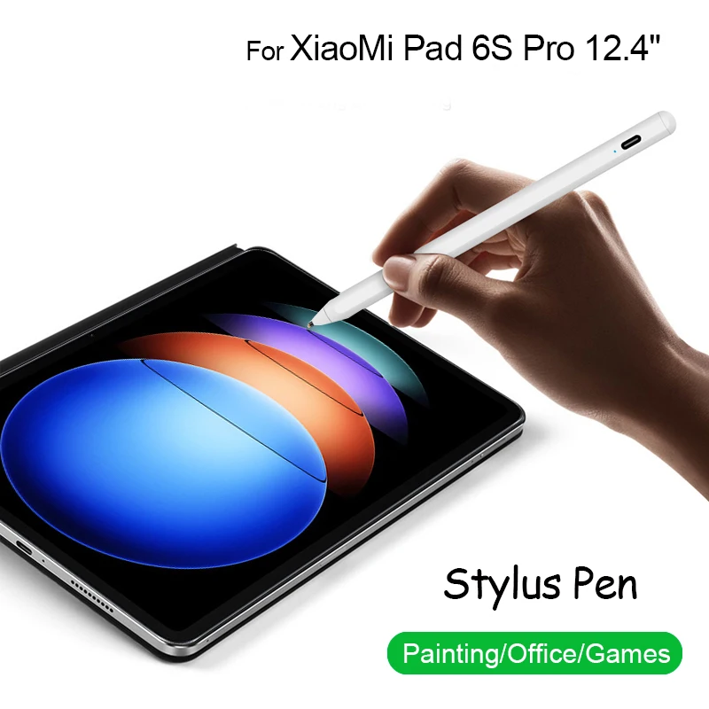 

Stylus Pen For XiaoMi Pad 6 6S Pro 11 12.4 2024 Mi Pad 5 5Pro MiPad6 Max Redmi Pad SE Tablet Pen Screen Touch Drawing Pen Pencil